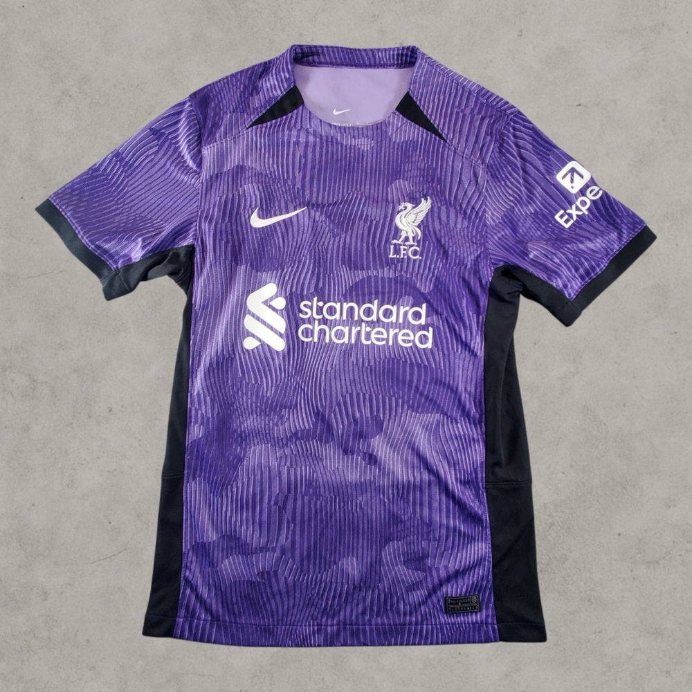 Nike L.F.C Liverpool Third Jersey Mens Small Purple DX9822-568 Rare 2023‎ 2024